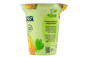 Йогурт 2% з наповнювачем фруктовим пастеризованим Диня Молокія ст 240г