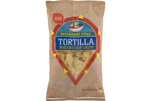 Smart Sense Tortilla White Corn Chips Restaurant Style