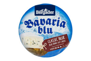 Сир 65% м'який з білою та блакитною пліснявою Баварія блю Bergader кг