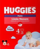 Подгузники-трусики Huggies Pants Box 4 для мальчика, 9-14 кг, 72 шт