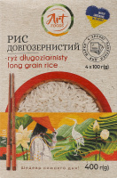 Рис длиннозернистый Art Foods к/у 4х100г