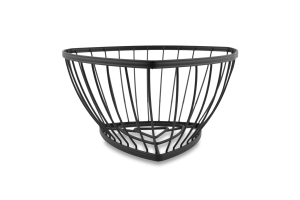 Фруктовниця метал трикутна 27,5*27,5*13см