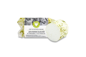 Сыр ЛТ Еко Карпати Долинск коз мягк спец чесн 32%