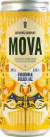 Пиво 0.33л 7% світле нефільтроване непастеризоване Ukrainian golden ale Mova з/б