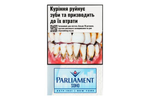Сигареты с фильтром Parliament Soho Compact Silver 20шт