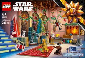 Конструктор для детей от 6лет №75418 Advent calendar 2025 Star Wars Lego 263эл