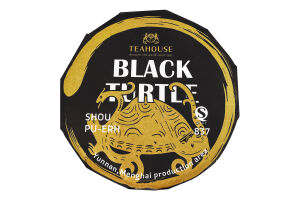 Чай пуер постферментований китайський №818 Black turtle Teahouse м/у 100г