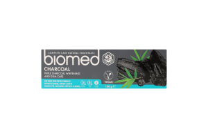 Паста зубная комплексная Charcoal Biomed 100г
