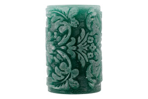 Свічка Барокко зелено-блакитна Candy Light