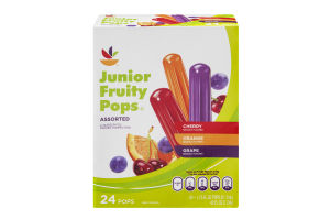 Ahold Junior Fruity Pops Assorted - 24 CT