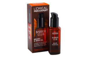 Масло для ухода за бородой и кожей лица Barber Club Men Expert L'Oreal 30мл