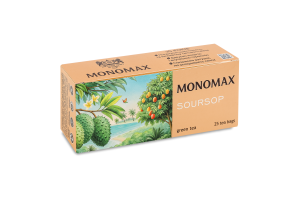 Чай зелений китайський дрібний з ароматом саусепа Soursop Monomax к/у 25х1.5г