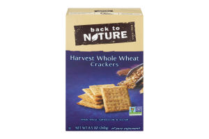 Back To Nature Crackers Harvest Whole Wheat