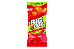 Арахис жареный соленый в хрустящей оболочке Сладкий перец чили Crunch Big Bob м/у 55г