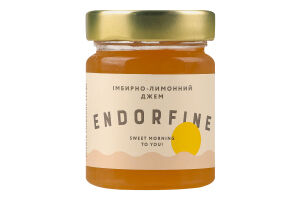 Джем імбирно-лимонний стерилізований Endorfine в/ґ с/б 234г