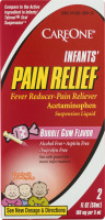 CareOne Infants' Pain Relief Fever Reducer Bubble Gum Flavor