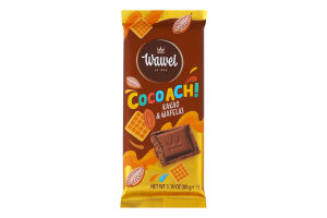 Какао-батончик с какао-начинкой с хрустящими вафлями Cocoach! Wawel м/у 88г