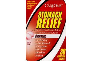 CareOne Stomach Relief Chewables - 30 CT