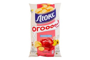 Чипсы картофельные со вкусом краба Люкс м/у 170г