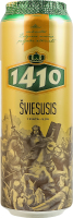 Пиво 0.568л 5.3% світле фільтроване пастеризоване 1410 Volfas Engelman з/б