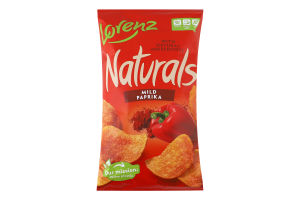 Чипсы картофельные с паприкой Naturals Lorenz м/у 100г