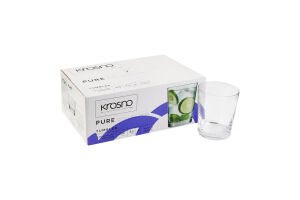 Набір склянок Krosno Pure низьких 6*250мл