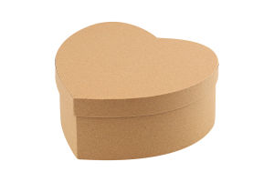 Коробка подарункова Серце крафтове 22*20*9см Parus Yang