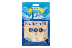 Кальмары сушеные соленые Морські м/у 30г