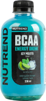 Напиток энергетический безалкогольный газированный Ледяной мохито BCAA Energy drink Nutrend п/бут 330мл