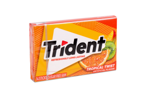 Гумка жувальна Trident тропічний смак