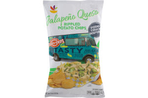 Ahold Food Truck Inspired Rippled Potato Chips Jalapeno Queso