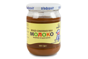 Молоко згущене 8.5% варене незбиране Sladosvit с/б 500г