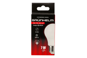 Лампа LED Long-Life R2 A60 7W 35K E27 Grunhelm