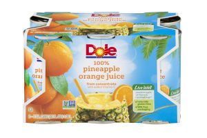 Dole 100% Pineapple Orange Juice - 6 PK