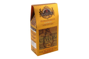 Чай черный Gold The Island of Tea Basilur к/у 100г