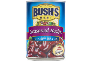 BUSH'S BEST Seasoned Recipe Dark Red Kidney Beans