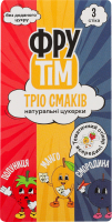 Цукерки Тріо смаків Полуниця манго чорна смородина натуральні 60г Фрутім