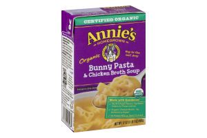 Annie's Homegrown Organic Bunny Pasta & Chicken Broth Soup