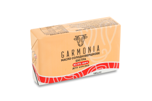 Масло сладкосливочное 82.5% Экстра Garmonia м/у 180г