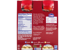 Lifeway Kefir Cultured Lowfat Milk Smoothie Cinnamon Apple with Oats - 4 CT