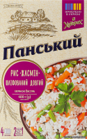 Рис длинный шлифованный Жасмин Хуторок Панський э/с к/у 4х100г