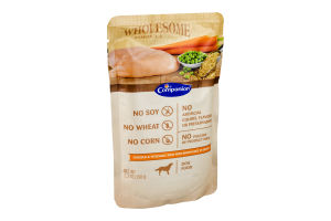 Companion Wholesome Formula Dog Food Chicken and Vegetable Stew with Brown Rice in Gravy