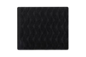 Рушник чорний махровий жакард 50*90см 500г/м2 ГМ Текстайл