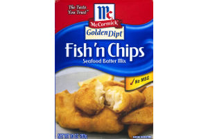 McCormick Golden Dipt Fish 'n Chips Seafood Batter Mix