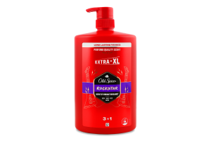 Гель д/душу та шампунь 3в1 Rockstar 1л з дозатором Old Spice