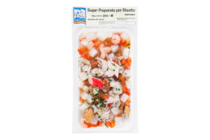 Мікс морепродуктів заморожений для різотто або спагетті Super preparato per risotto Sgattoni лоток 250г