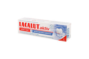 Паста зубная Защита десен&Бережное отбеливание Aktiv Lacalut 75мл
