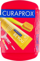 Набір Curaprox зуб щітка+міжзуб щітка+паста 10мл