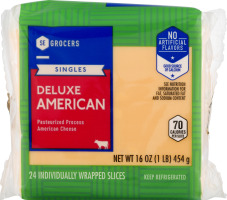 SE Grocers Singles Deluxe American - 24 CT