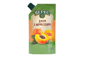Джем с абрикосами нестерилизованный Верес д/п 140г